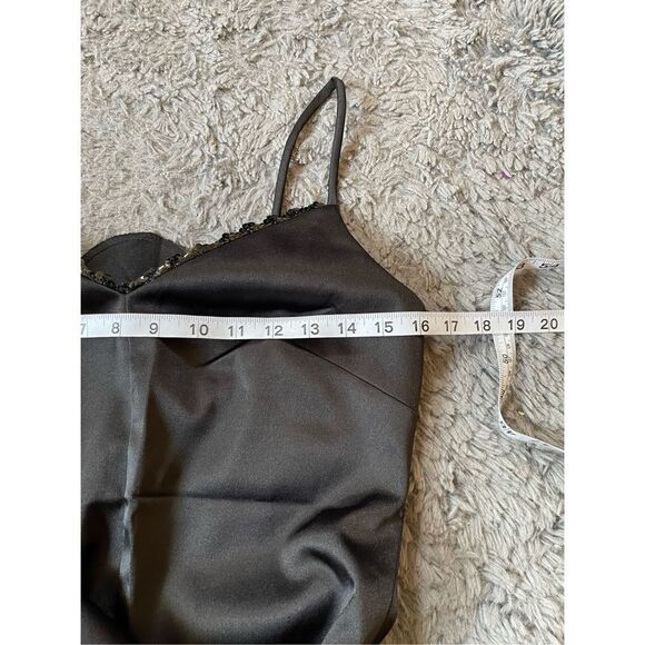 Rampage Y2k 90s satin bodycon sequin hem dress size small‎ - Picture 6 of 7